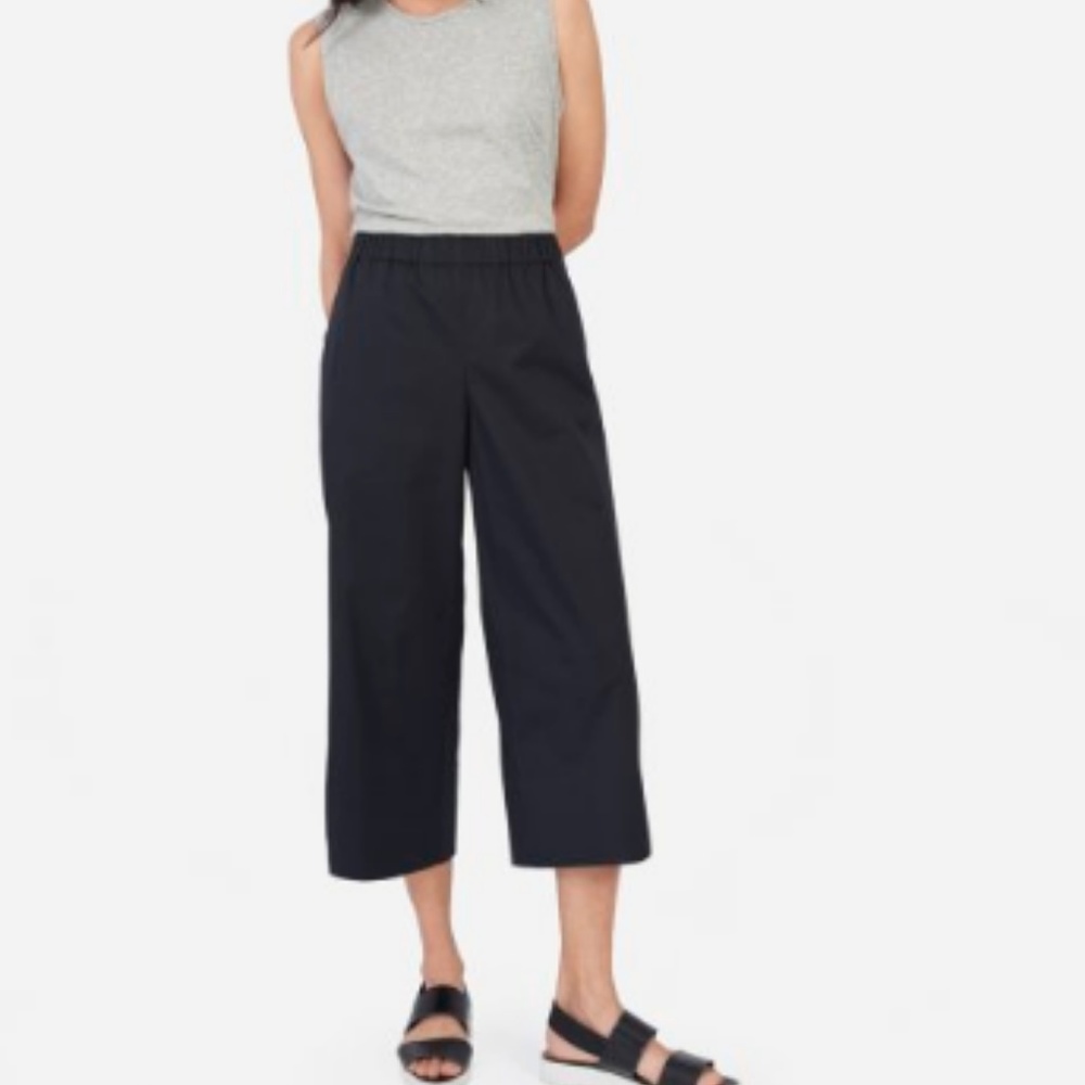 Everlane Cotton Poplin Culotte